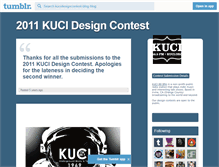 Tablet Screenshot of designcontest.kuci.org