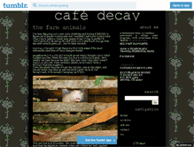 Tablet Screenshot of cafedecay.kuci.org